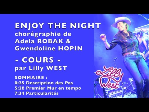 [COURS] ENJOY THE NIGHT de Gwendoline HOPIN &amp; Adela ROBAK, enseignée par Lilly WEST
