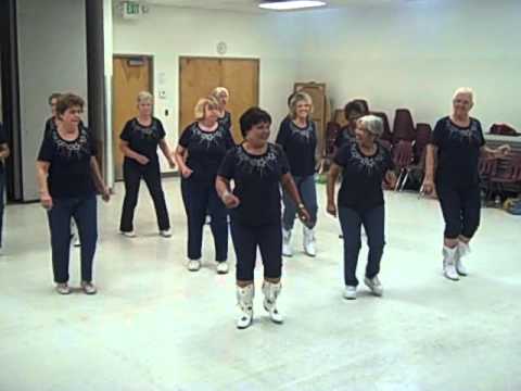 Step Back Line Dance, performed by &quot;A Class Act&quot;, dancers from Peoria Community Center