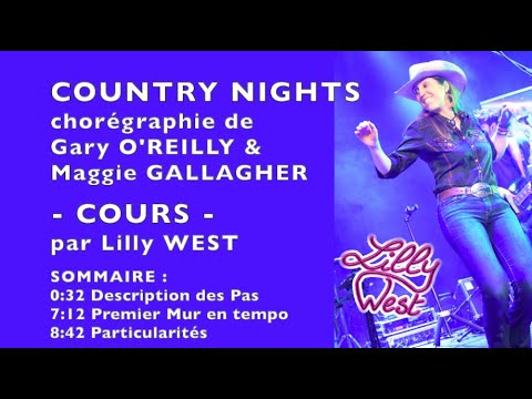 [COURS] COUNTRY NIGHTS de Maggie GALLAGHER &amp; Gary O&#039;REILLY, enseignée par Lilly WEST