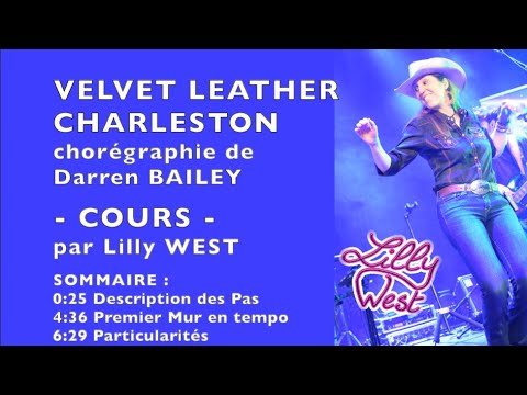 [COURS] VELVET LEATHER CHARLESTON de Darren BAILEY enseignée par Lilly WEST