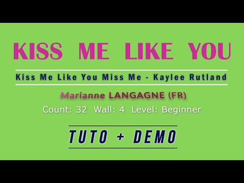 Tuto Toly Animation – CHORE : KISS ME LIKE YOU de Marianne LANGAGNE (FR) + DEMO