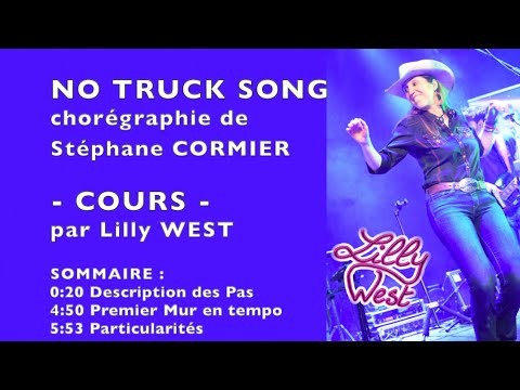 [COURS] NO TRUCK SONG de Stéphane CORMIER, enseignée par Lilly WEST