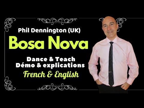 Bosa Nova Line Dance (Dance &amp; teach / Démo &amp; explications / French &amp; English)