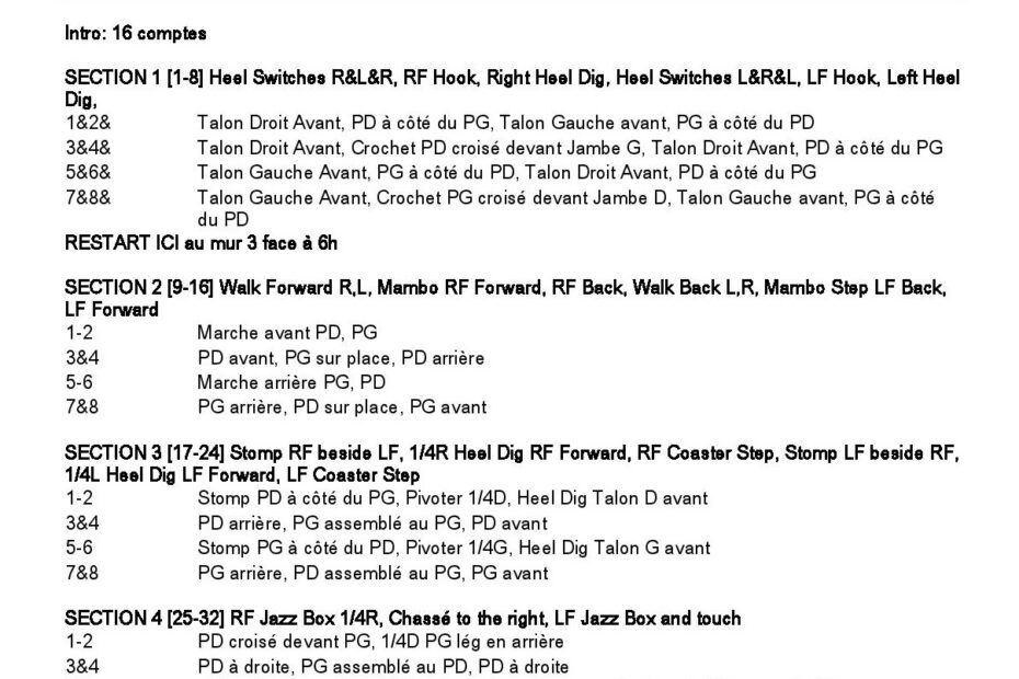 Fiche de la danse : Keys to the Country