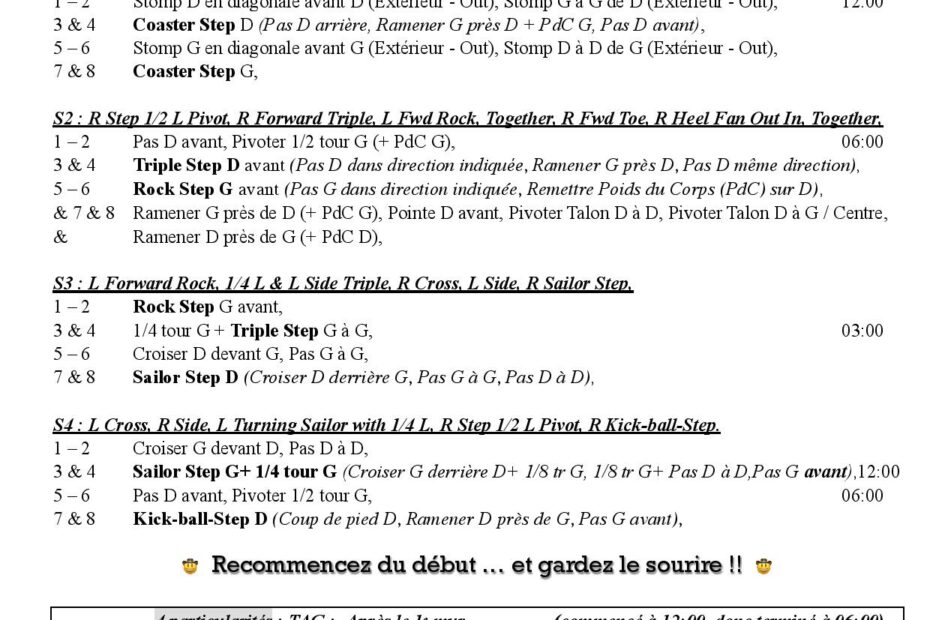 Linedance Stepsheet : I CAN FEEL IT