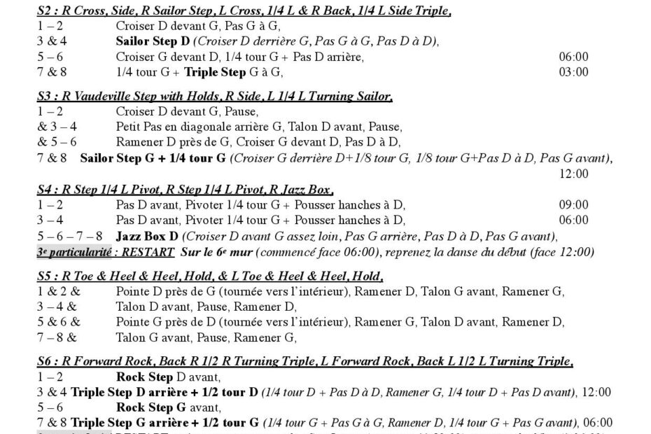 Linedance Stepsheet : Here we go